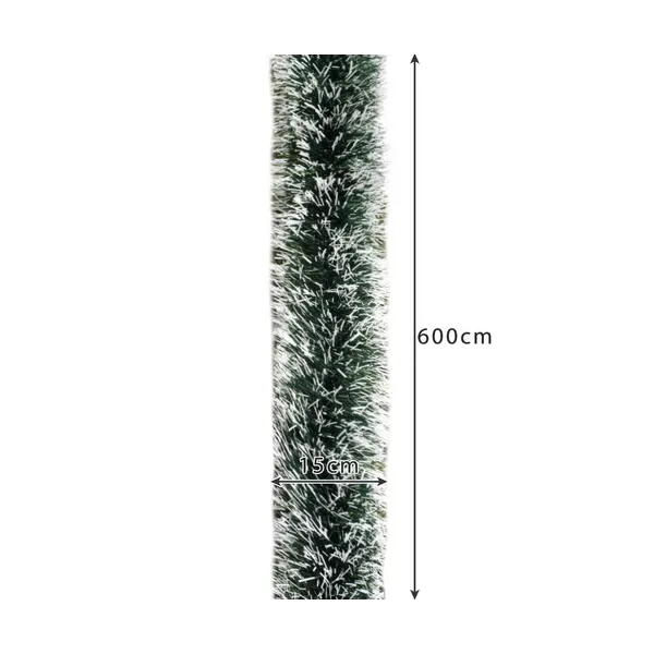 Joulukuusen seppele - huurteinen 6m Ruhhy 22310