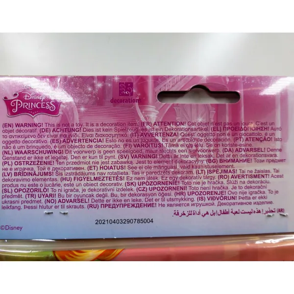 Peotarvikute komplekt Disney Princess 37 Tükid, osad