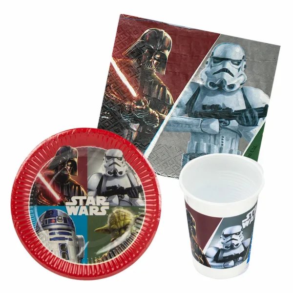 Juhlatarvikesetti Star Wars (6 osaa)