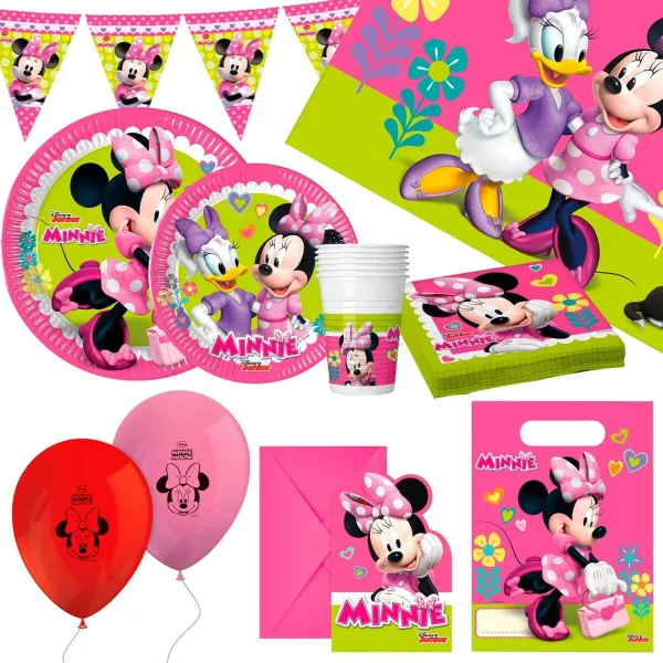Набор предметов для вечеринки Minnie Mouse 66 Предметы