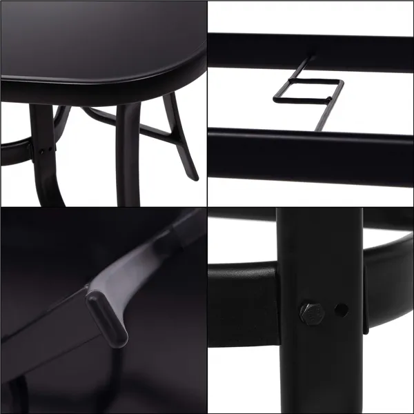 Puutarhapöytä Springos GF0077 120 X 70 X 70 CM