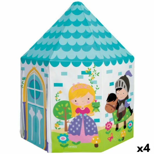 Leikkimökki Intex Prinsessa 104 x 104 x 130 cm (4 osaa)
