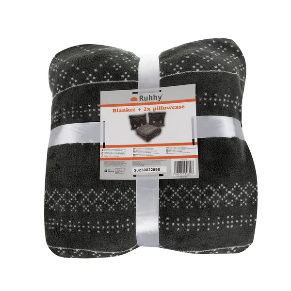 Blanket 1.6x2m + 2x pillowcase Ruhhy 22598