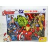 Child's Puzzle The Avengers Double-sided 108 Pieces 70 x 1,5 x 50 cm (6 Units)