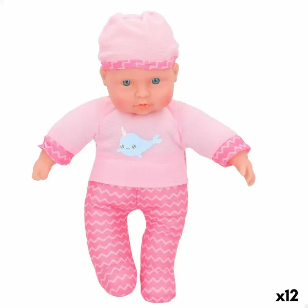 Vauvanukke Colorbaby 26 cm 22,2 x 25 x 7 cm 12 osaa