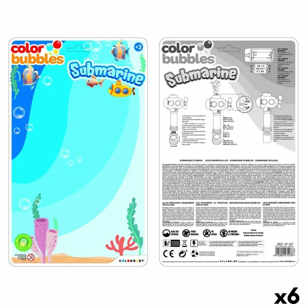 Saippuakuplasetti Colorbaby 14 x 28 x 7,5 cm (6 osaa)