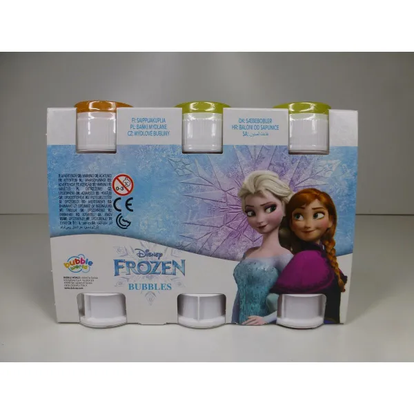 Bubble blower set Frozen 3 Dalys 60 ml (24 vnt.)