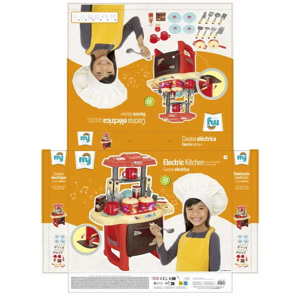 Rotaļlietu Virtuve Colorbaby 23 Daudzums 37 x 47 x 23 cm