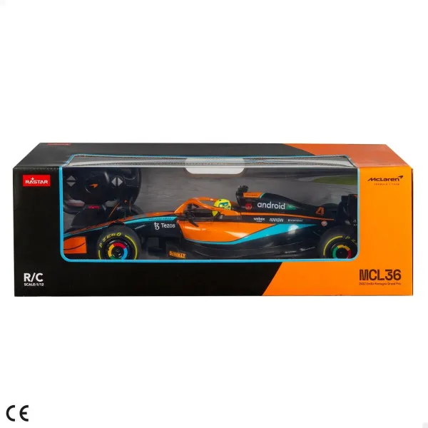 Ar Pulti Vadāma Automašīna McLaren F1 MCL36 1:12 (2 gb.)