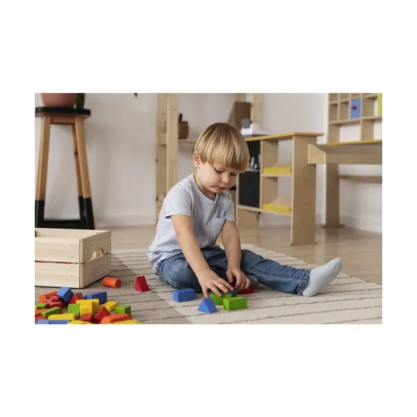 Wooden blocks - 100pcs Kruzzel 22666
