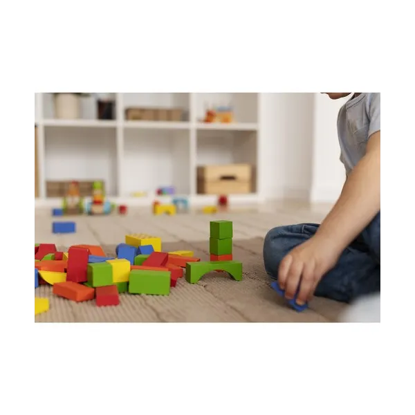 Wooden blocks - 100pcs Kruzzel 22666