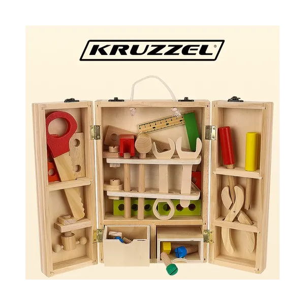 Kaste + koka instrumentu komplekts 22697