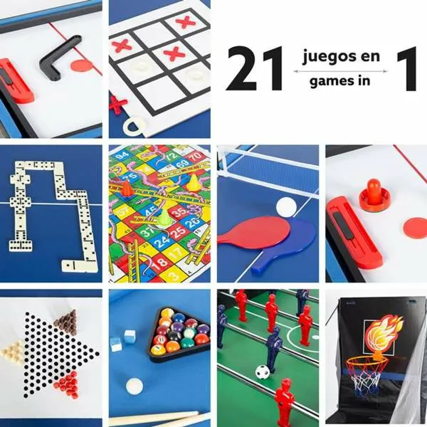Daugelio žaidimų stalas CB Games Plastmasinis 124 x 81 x 60 cm