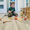 Box + set of wooden tools 22697