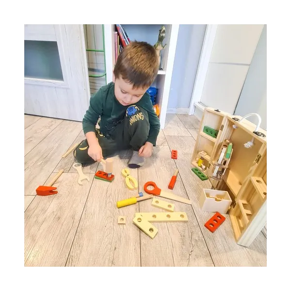 Kaste + koka instrumentu komplekts 22697