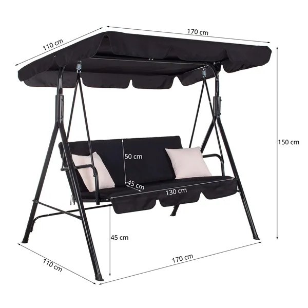 Dārza šūpoles Springos Luna GS0014