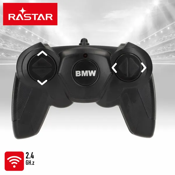 Ar Pulti Vadāma Automašīna BMW Zils Sarkans 1:24 20 x 6 x 7,5 cm (4 gb.)