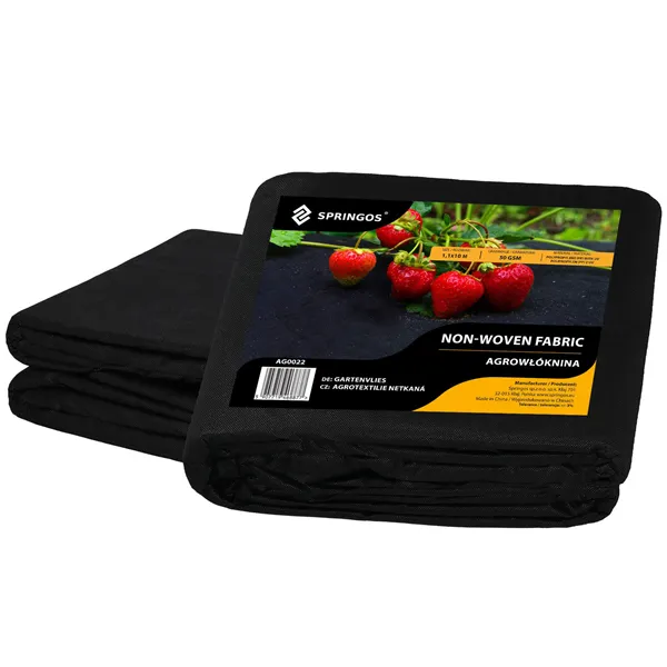 Agrotekstiili rikkaruohoja vastaan Springos AG0022 50g/m2 1,1 x 10 m