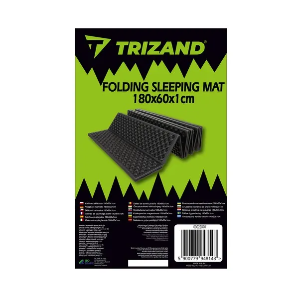 Коврик спальный складной 180х60х1см Trizand 22870