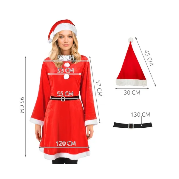 Costume - Mrs. Claus Malatec 22702