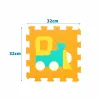 Puzles Paklājiņš Colorbaby Daudzkrāsains Plastmasa EVA 90 x 90 cm Automašīnu 9 Daudzums (4 gb.)
