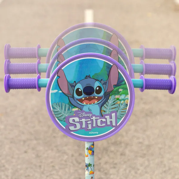 Paspirtukas Stitch Guma Metalinis Plastmasinis Mėlyna