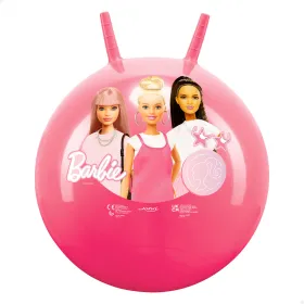 Šokinėjantis kamuolys Barbie Rozā