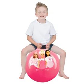 Šokinėjantis kamuolys Barbie Rozā