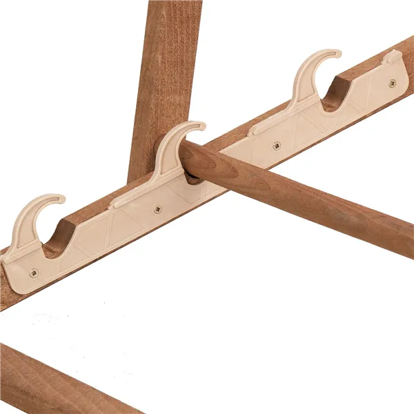 Koka atpūtas krēsls Springos DC0012 DSWLR, impregnēts, sarkanbalts audums