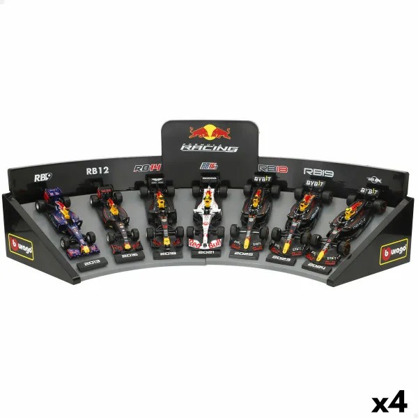 Гоночная машина Red Bull BURAGO (4 штук)