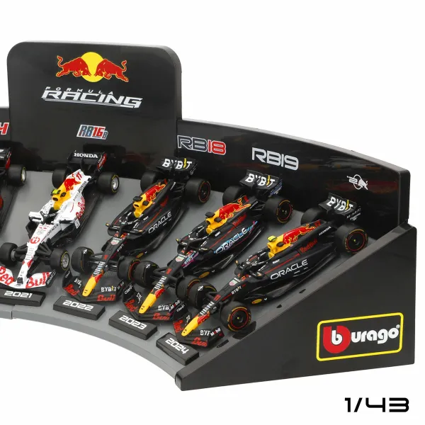 Lenktyninis automobilis Red Bull BURAGO (4 vnt.)