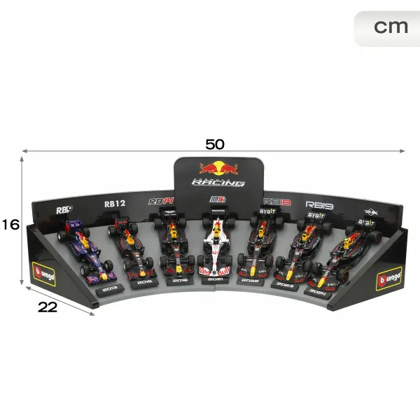 Lenktyninis automobilis Red Bull BURAGO (4 vnt.)