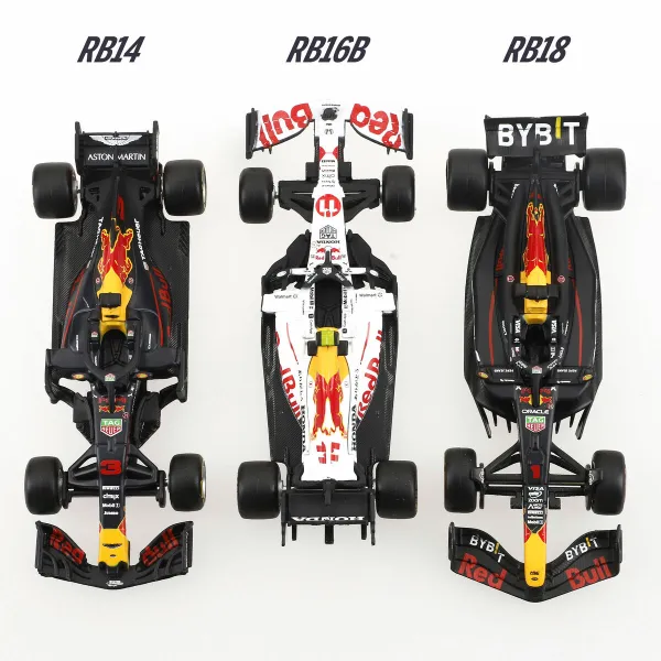 Гоночная машина Red Bull BURAGO (4 штук)