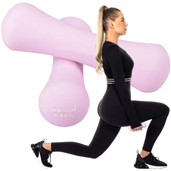 Гантели неопреновые Springos FA1037 2 x 0,5 кг