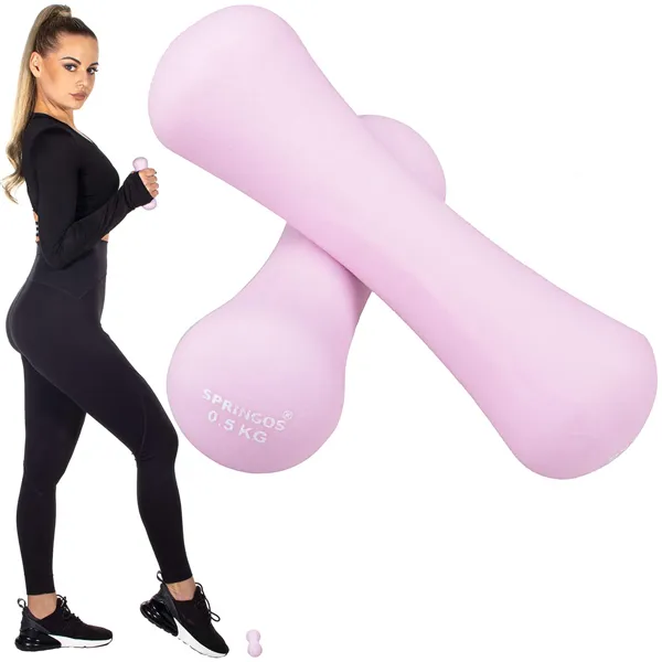 Гантели неопреновые Springos FA1037 2 x 0,5 кг