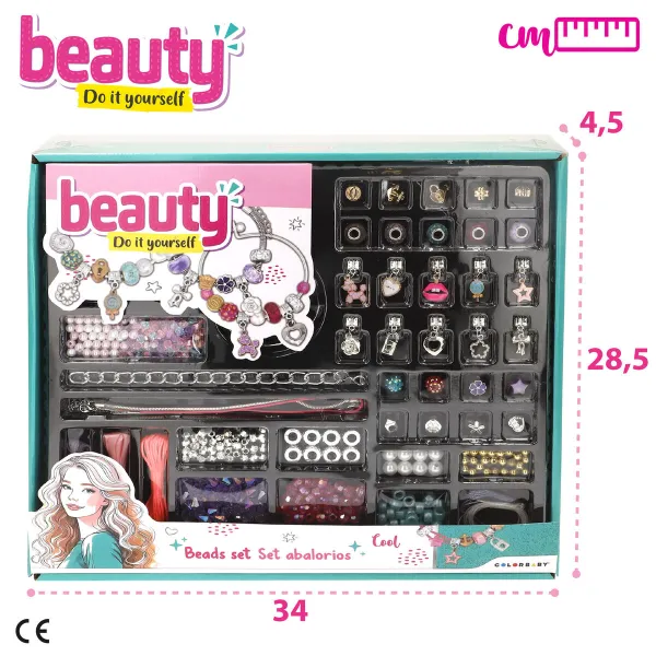 Комплект для создания браслетов и колье Colorbaby 6,5 X 0,1 X 6,5 CM (6 штук)