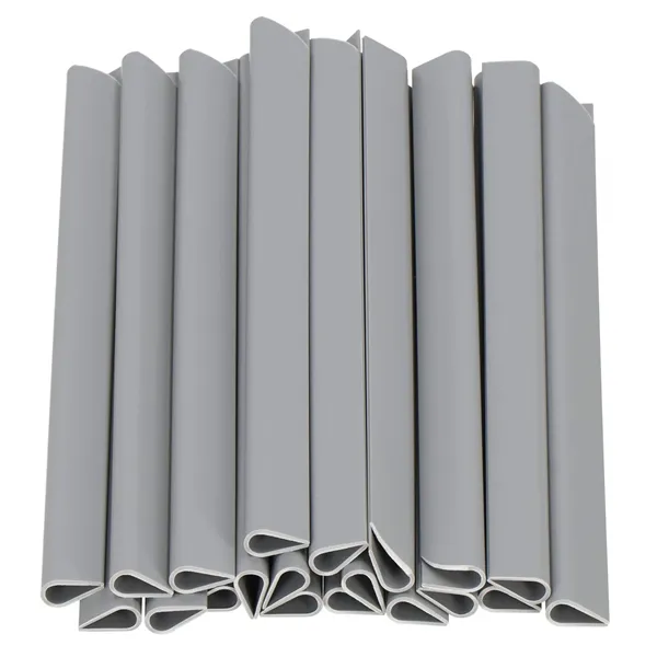 Kiinnitysklipsit aitanauhalle Springos FN0007 19cm vaaleanharmaa