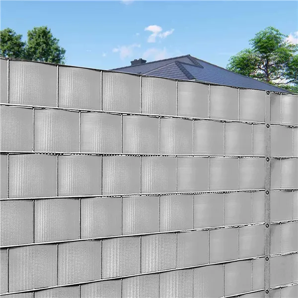 Tvirtinimo segtukai tvoros juostai Springos FN0007 19cm šviesiai pilka