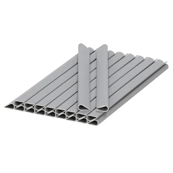 Kiinnitysklipsit aitanauhalle Springos FN0007 19cm vaaleanharmaa