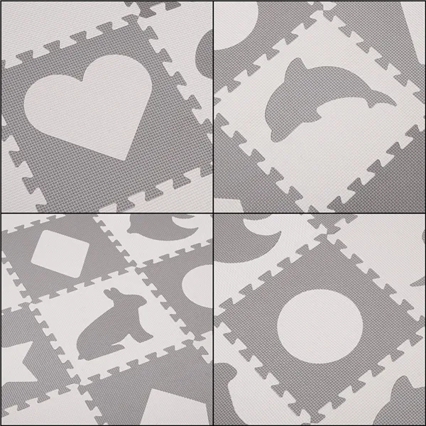 Lasten vaahtomuovimatto - Puzzle Springos 150x150 cm