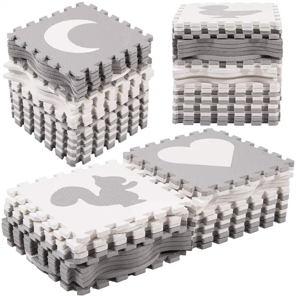 Lasten vaahtomuovimatto - Puzzle Springos 150x150 cm