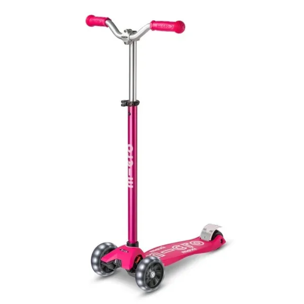Skootteri Micro Micro Pro LED Tumma pinkki