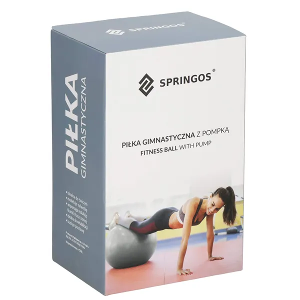 Kuntopallo pumpulla Springos FB0006 55cm