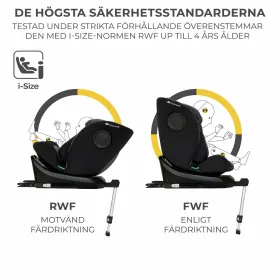 Auto Krēsls Kinderkraft KCI36000BLK0000 Melns