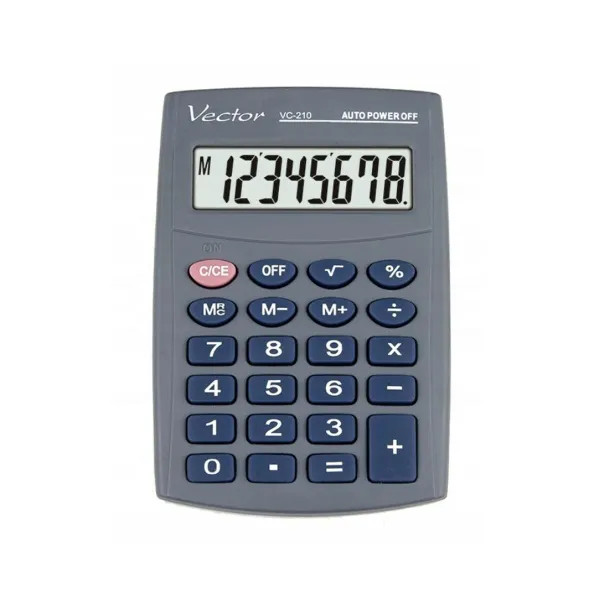 Laskin Vector KAV VC-210III Harmaa Muovinen
