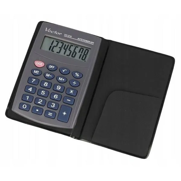 Laskin Vector KAV VC-210III Harmaa Muovinen