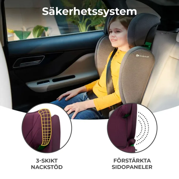 Auto Krēsls Kinderkraft KCJUFI20RED0000 Violets