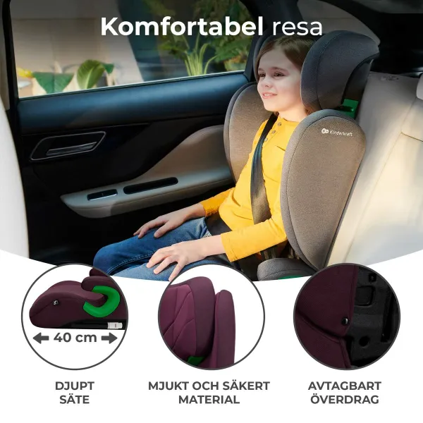 Auto Krēsls Kinderkraft KCJUFI20RED0000 Violets