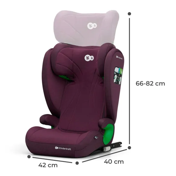 Auto Krēsls Kinderkraft KCJUFI20RED0000 Violets
