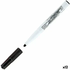 Фломастер Bic Velleda 1741 Белая доска Чёрный (12 штук)